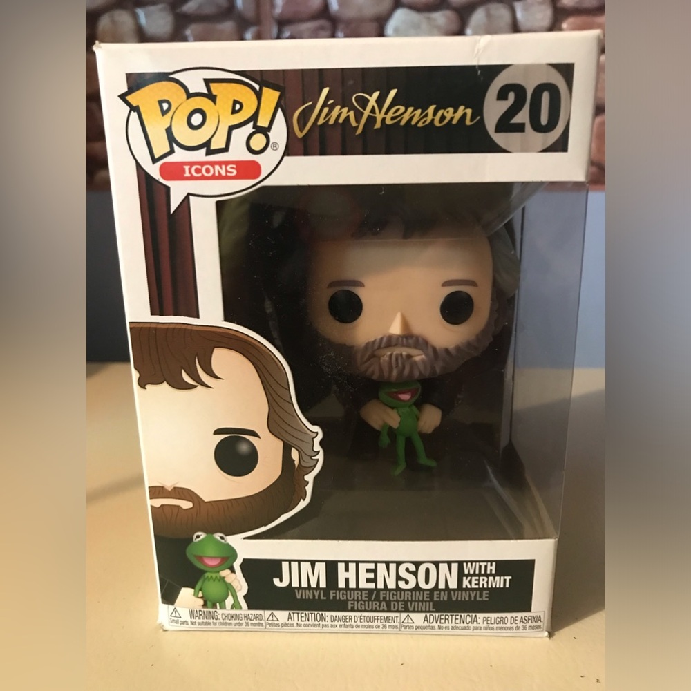 Funko Pop Icons #20 Jim Henson w/ Kermit Near Mint